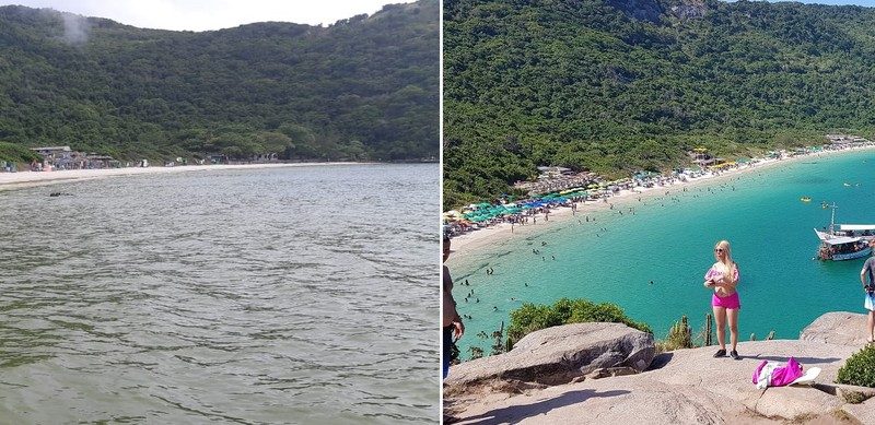 antes e depois priaa do forno 2