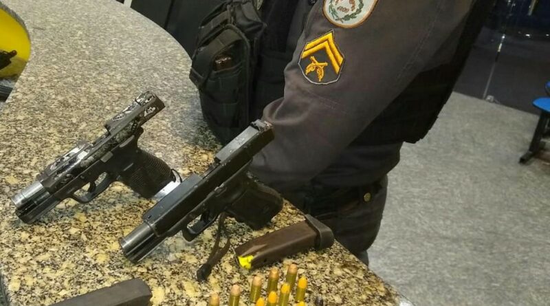 armas apreendidas