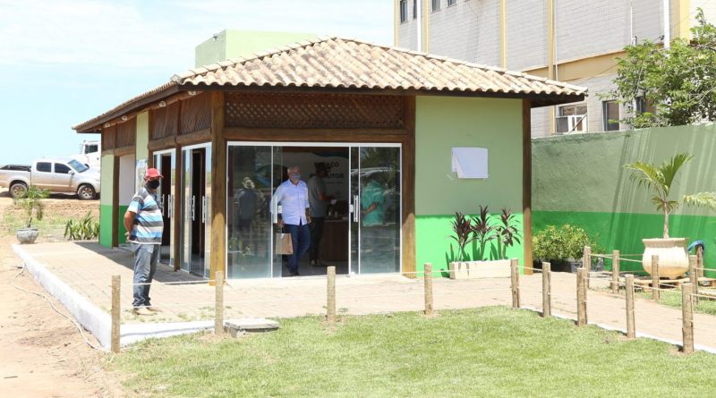 Prefeita inaugura reforma e ampliacao do Espaco do Produtor Wagner Fraga ASCOM SFI 1 scaled e1619619962610