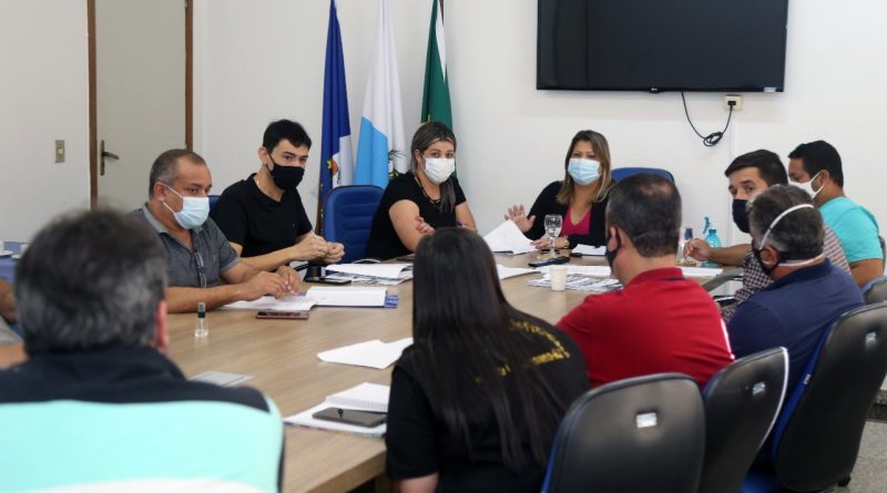 Reuniao de Francimara com Secretarios sobre Mutirao de vacina contra Covid 19 Wagner Fraga ASCOM SFI 3