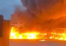 Incêndio de grandes proporções na garagem da empresa São Salvador, em Campos, destrói pelo menos 25 ônibus. Veja o vídeo