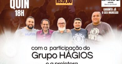 APAPE promove Celebração Beneficente no Teatro Trianon com show do Grupo Hágios e participação da preletora Alessandra Rocha