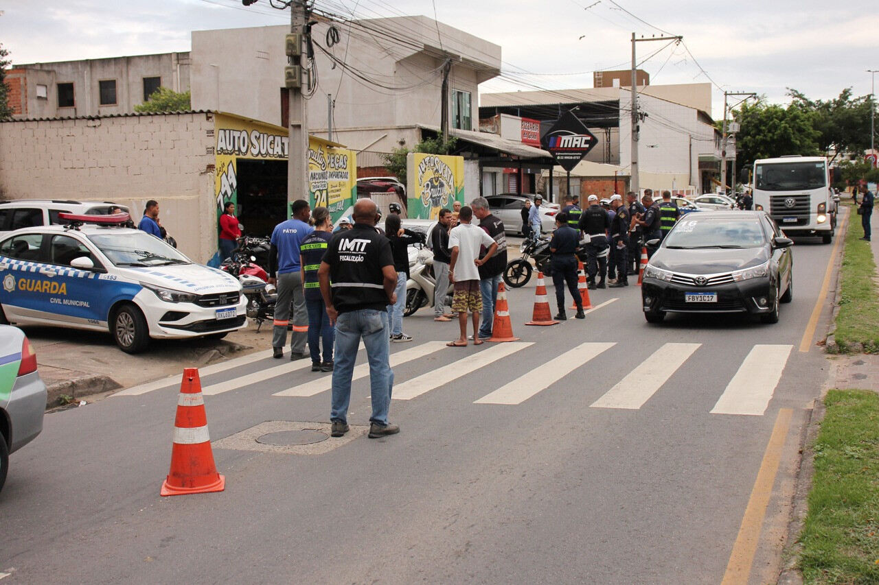 Guarda Civil, IMTT, Ordem Pública e Polícia Militar em operação conjunta de trânsito