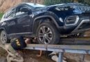 PRF recupera carro de luxo roubado na BR-101, em Campos