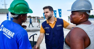 Vila Olímpica do Eldorado com obras de construção avançadas