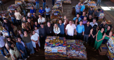 Prefeitura entrega 50 toneladas alimentos arrecadados durante a ExpoCampos