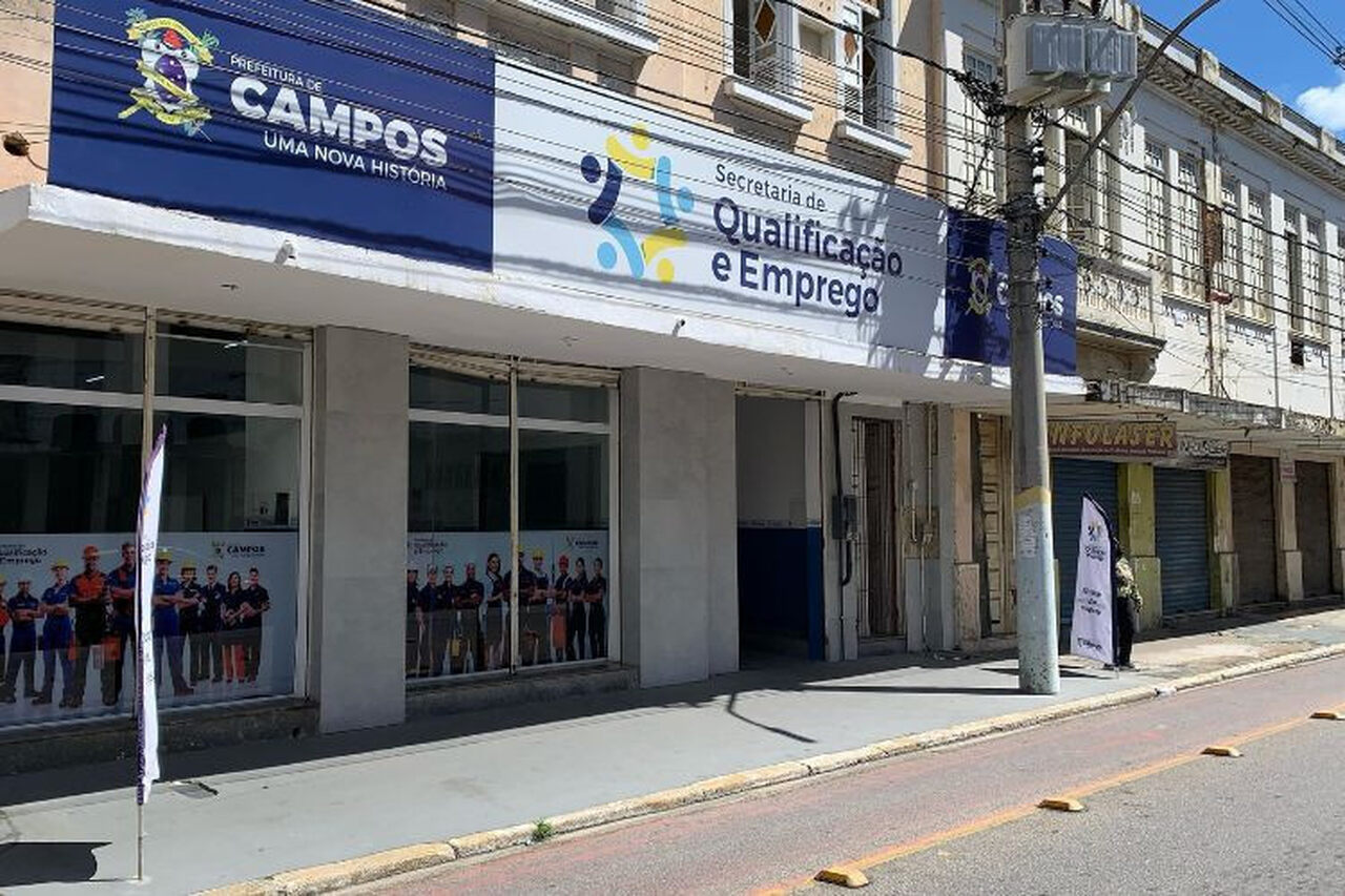 Espaço da Oportunidade de Campos com 343 vagas de emprego neste início de semana