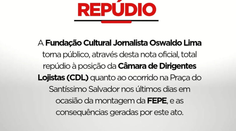 A Fundacao Cultural Jornalista Oswaldo Lima torna publico atraves desta nota oficial total re Easy Resize.com
