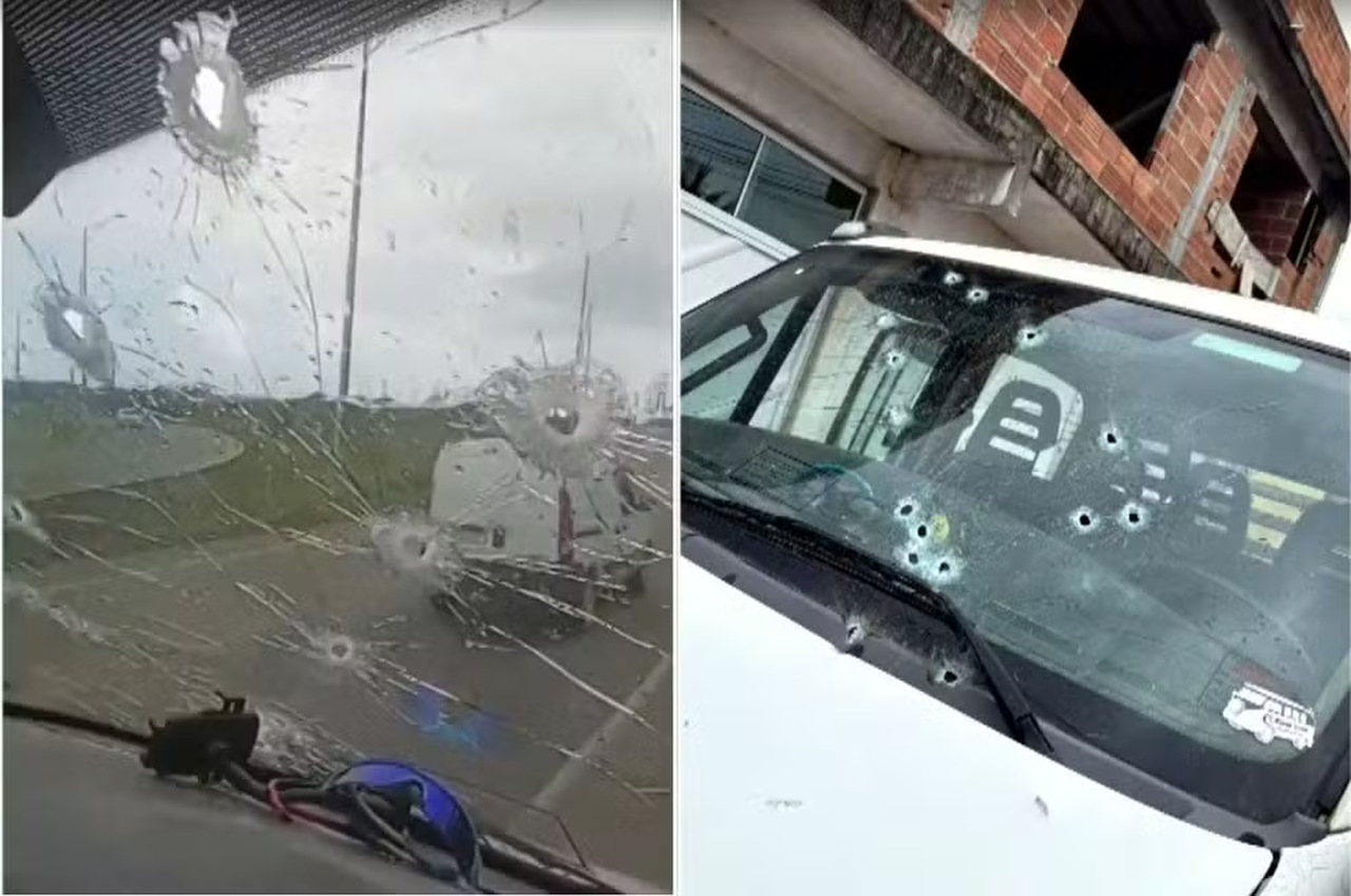 Técnicos são atacados durante serviço em Macaé e caminhão é alvo de tiros
