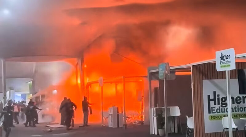 Incêndio - fogo na COP30