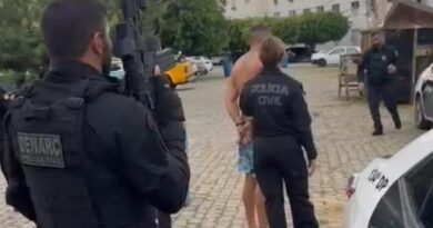 Polícia prende lider de facção criminosa com atuação em vários estados no Recanto das Palmeiras, em Campos