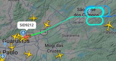 Avião do Flamengo consegue pousar após voar em círculos devido a mau tempo