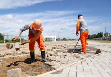Obras na área de acesso do Parque Ecológico avançam em Campos