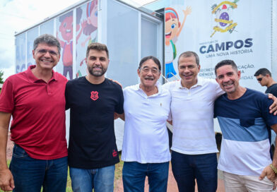 Wladimir e Frederico anunciam praça e creche no Morar com Saúde do Aldeia II