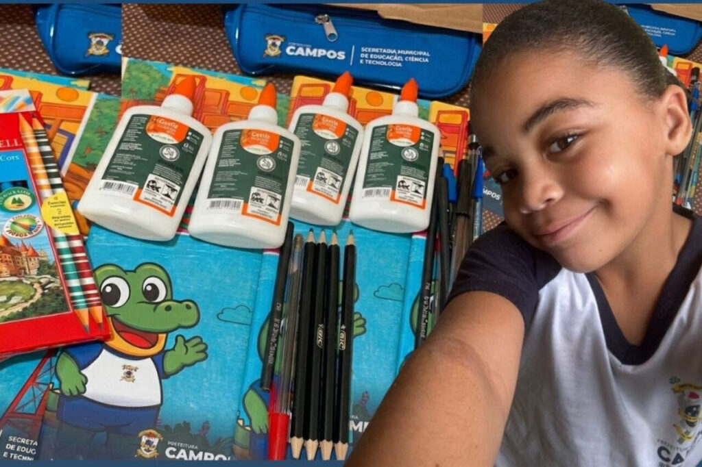Cerca de 25 mil alunos da rede municipal receberam os kits de material escolar 1 with 245005 Easy Resize.com