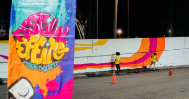Festival Efeito leva arte em graffiti à Ponte Leonel Brizola