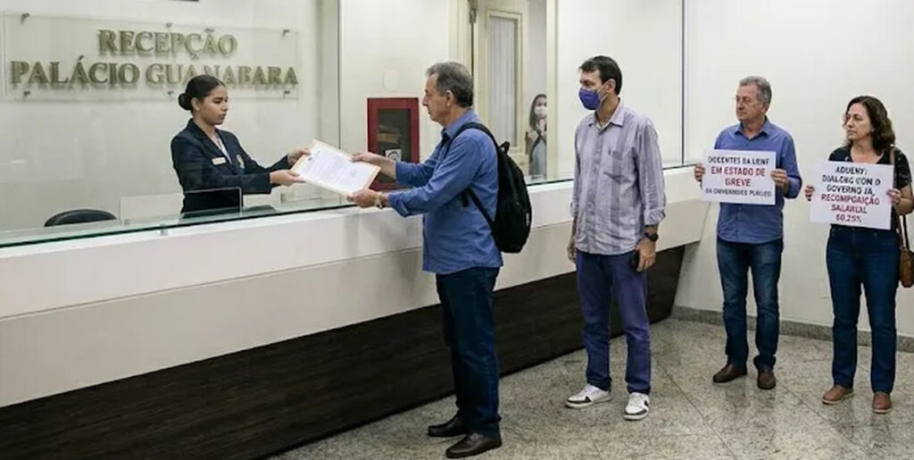 ADUENF solicita audiência ao governador em exercício para discutir crise salarial da UENF 1 protocolo aduenf Easy Resize.com