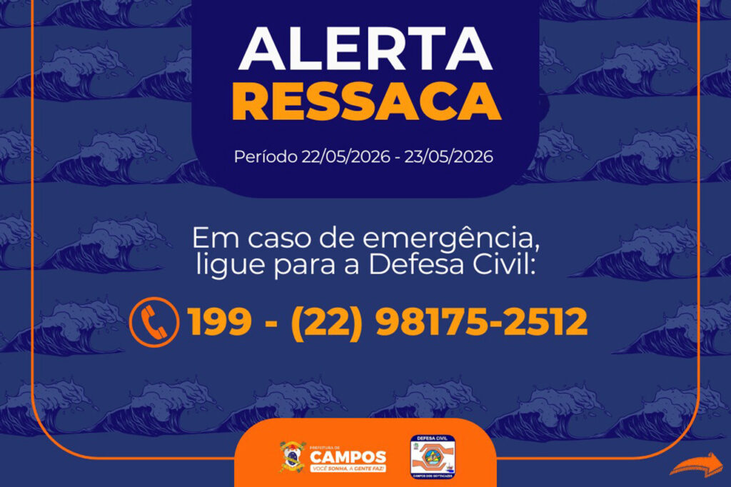 Defesa Civil dispara alerta sobre ocorrência de ressaca em Farol de São Tomé 1 with 246183 Easy Resize.com