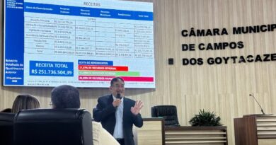 Saúde apresenta prestação de contas na Câmara de Campos e alerta para aumento de acidentes