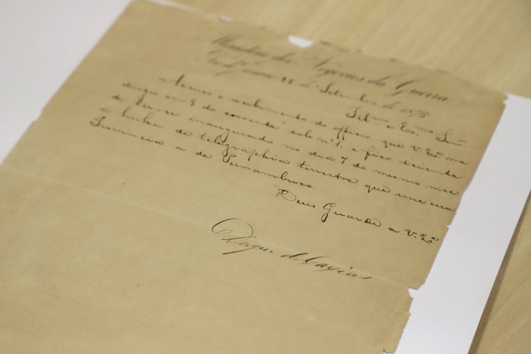 PF encontra documento, de 1876, assinado por Duque de Caxias que ia a leilão no Rio de Janeiro 3 567d9b22 4e26 4663 b39c 2de37d81c7a6