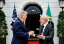 Lula e Trump em encontro na Casa Branca — Tarifa produtos brasileiros
