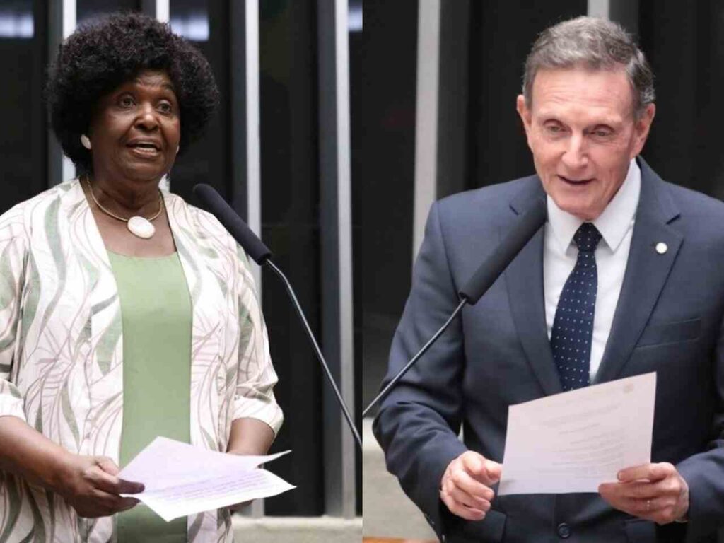 Benedita da Silva e Marcelo Crivella