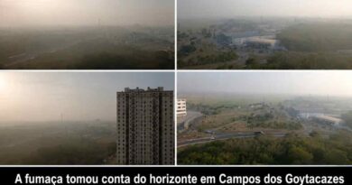 fumaça em campos dos goytacazes