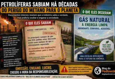 O metano e a mentira organizada: novos documentos reforçam a responsabilidade histórica das petrolíferas pela crise climática