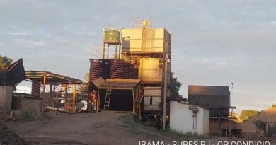 Mineradora ADL Mining em São Francisco de Itabapoana — Foto: Divulgação/ Ibama