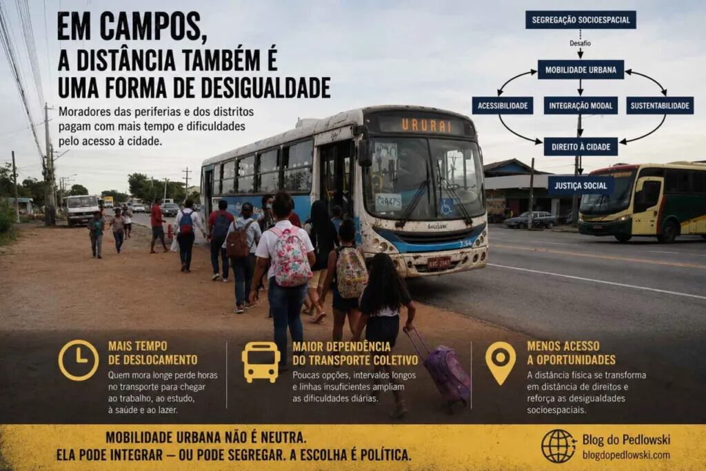 Em Campos dos Goytacazes, a distância também é uma forma de desigualdade 1 mobilidade Campos G 1 Easy Resize.com