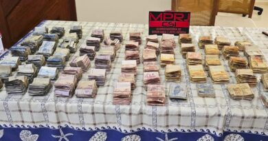 Dinheiro apreendido durante operação em Itaocara