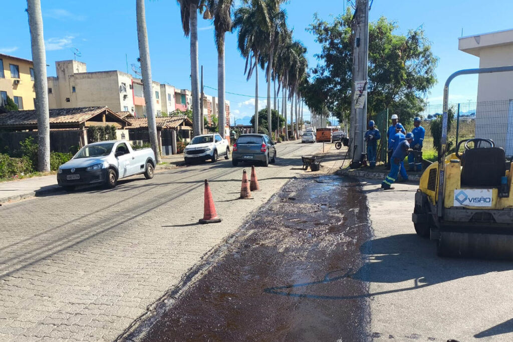 Prefeitura de Campos operação tapa buracos