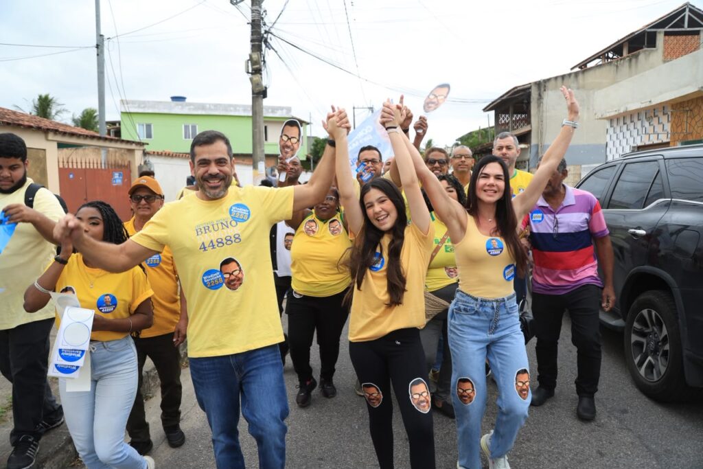 Bruno Dauaire percorre Ururaí e Taperas em dia de caminhada e carreata em Campos 1 Bruno Dauaire eleições 2026
