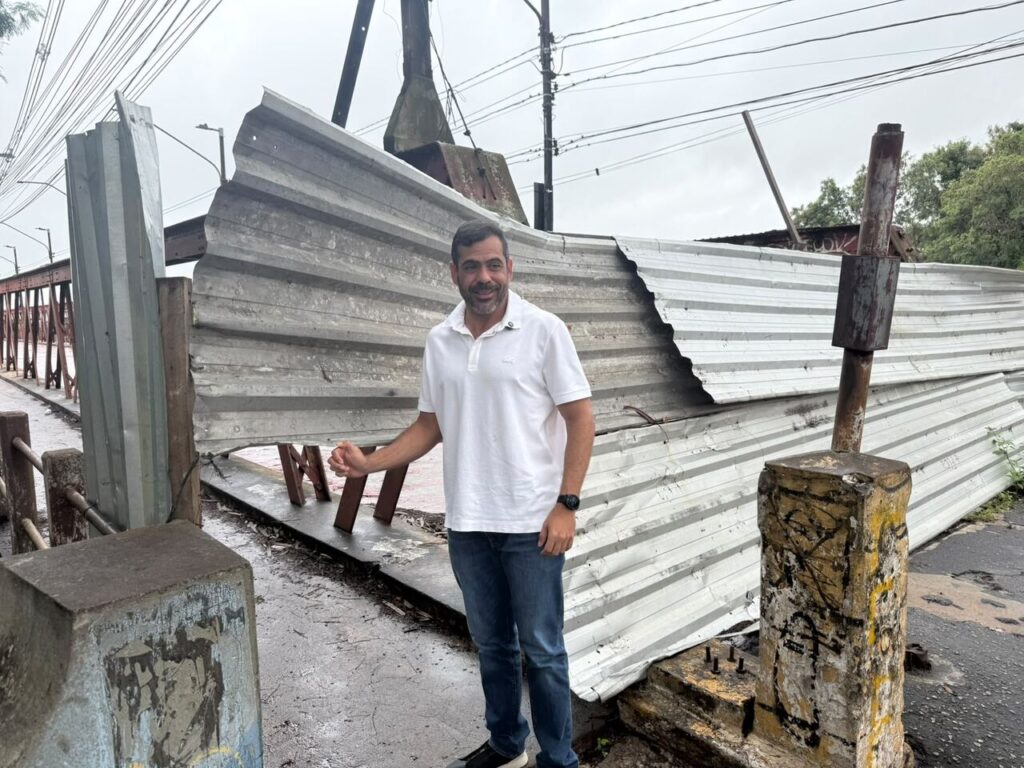 Bruno Dauaire intermedia liberação de licença ambiental para obras emergenciais na Ponte Barcelos Martins 1 Bruno Dauaire