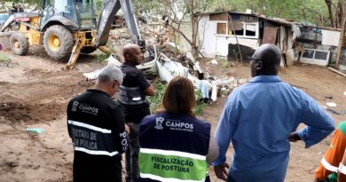 Força-tarefa revitaliza área de proteção permanente à margem do Rio Paraíba Centro + seguro Campos
