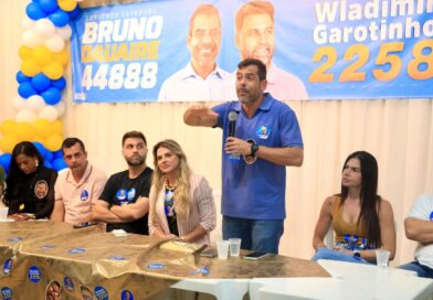 Wladimir Garotinho e Bruno Dauaire lotam reunião em Itaocara e se afirmam como a voz do interior Bruno Dauaire e Wladimir Garotinho em Itaocara