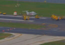 Avião de pequeno porte sai da pista no Santos Dumont Avião de pequeno porte sai da pista e Santos Dumont interrompe operações — Foto: Reprodução/Youtube Aviation TV