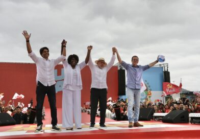 Lula e Paes em Bangu, Rio de Janeiro