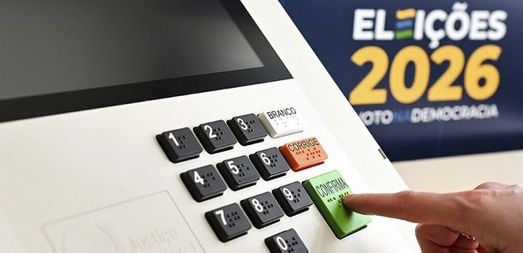 Urna eletrônica ganha nova interface para tornar votação mais acessível e intuitiva 1 Urna eletrônica 2026