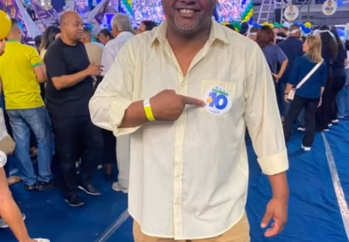 Wallace durante a convenção que confirmou sua candidatura