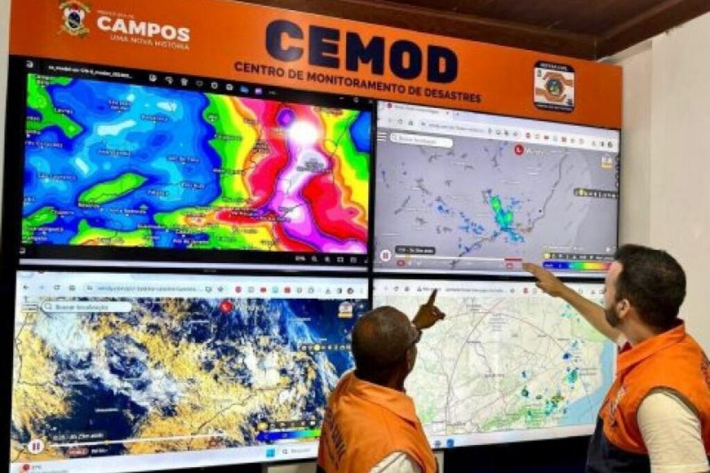 Defesa Civil reforça importância de cadastro para receber alertas de chuva em Campos 1 Defesa Civil de Campos alertas
