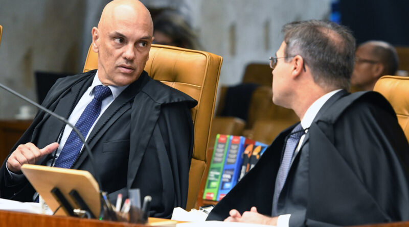 Mendonça rebate Moraes e diz que todos os documentos do caso Master que poderiam ser divulgados já foram tornados públicos 2 Ministros Alexandre de Moraes e André Mendonça