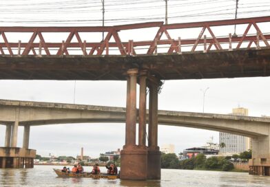Vistoria técnica avança para definição das obras de recuperação da Ponte Barcelos Martins Vistoria na Ponte Barcelos Martins