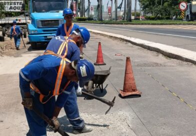 Secretaria de Serviços Públicos promove manutenção de vias em diferentes ruas e avenidas na cidade e no interior Secretaria de Serviços Públicos promove manutenção de vias em diferentes ruas e avenidas na cidade e no interior