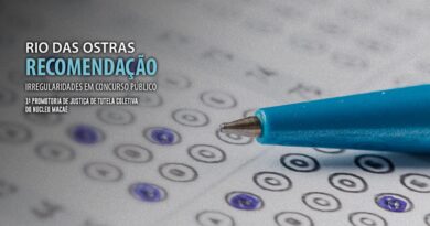 MPRJ apura possíveis irregularidades em concurso público da Câmara Municipal de Rio das Ostras Possíveis irregularidades no concurso da Câmara de Rio das Ostras