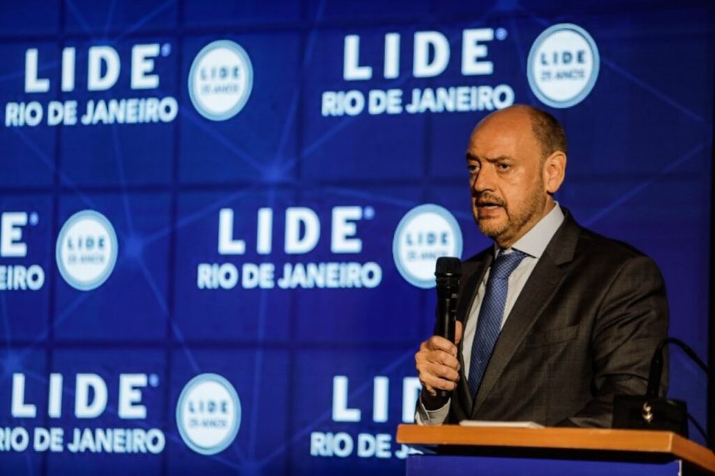 Discurso de Ricardo Couto aconteceu em evento do grupo Lide em Copacabana nesta terça (16)