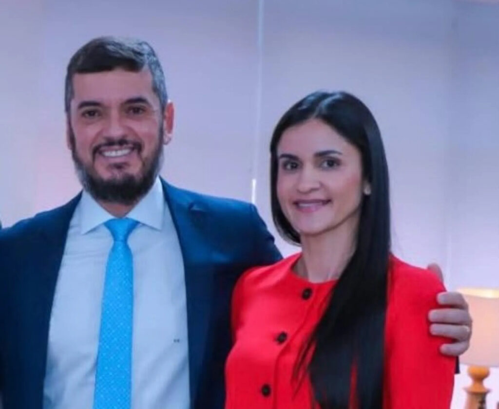Rodrigo Bacellar e a esposa Manoella Duarte