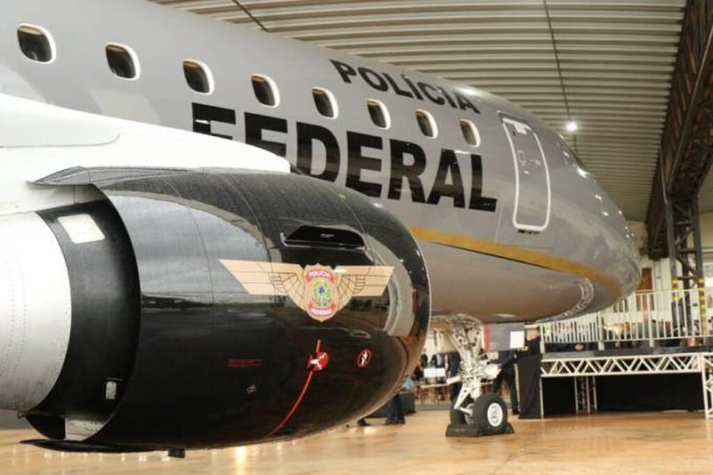 Jato avião da Polícia Federal - PF