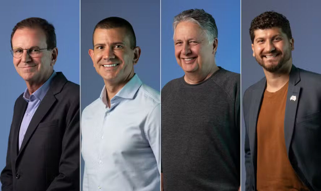 Candidatos Eduardo Paes, Douglas Ruas, Garotinho e Siri